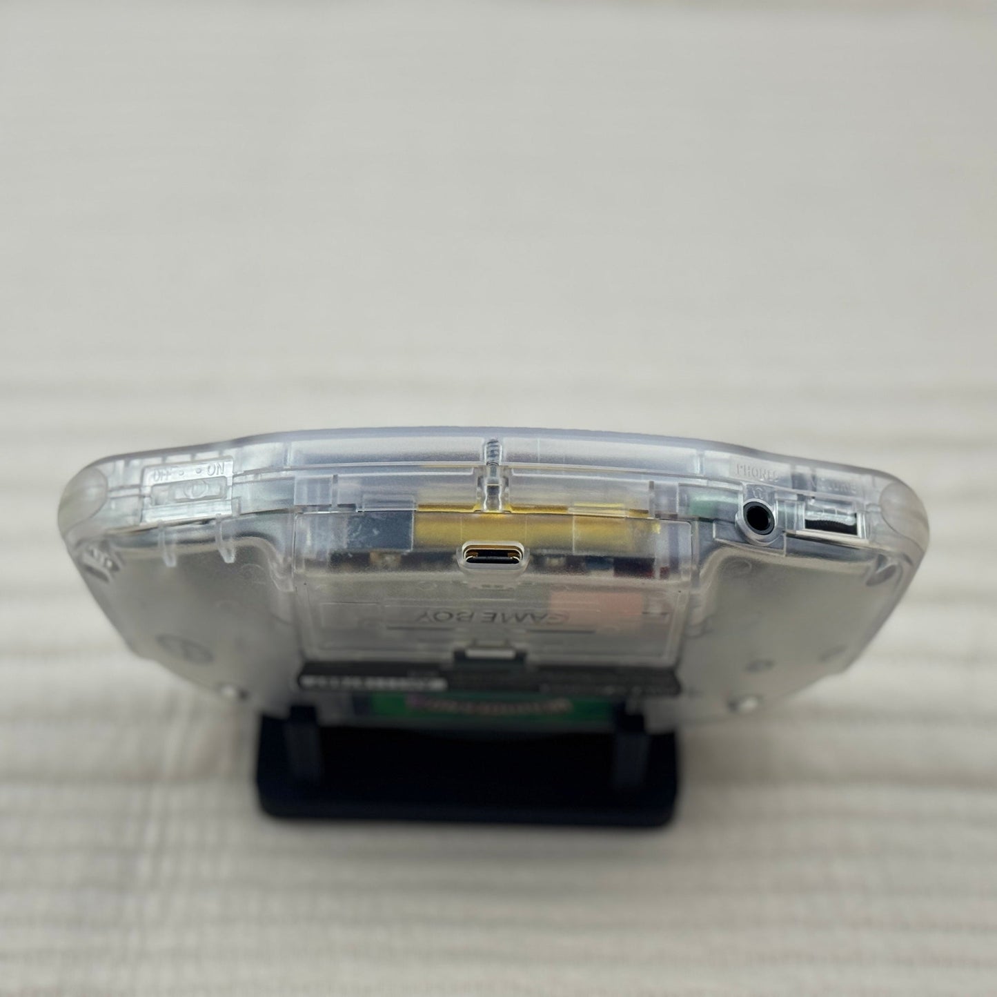 Rechargeable battery mod for Game Boy Advance with USB-C cable