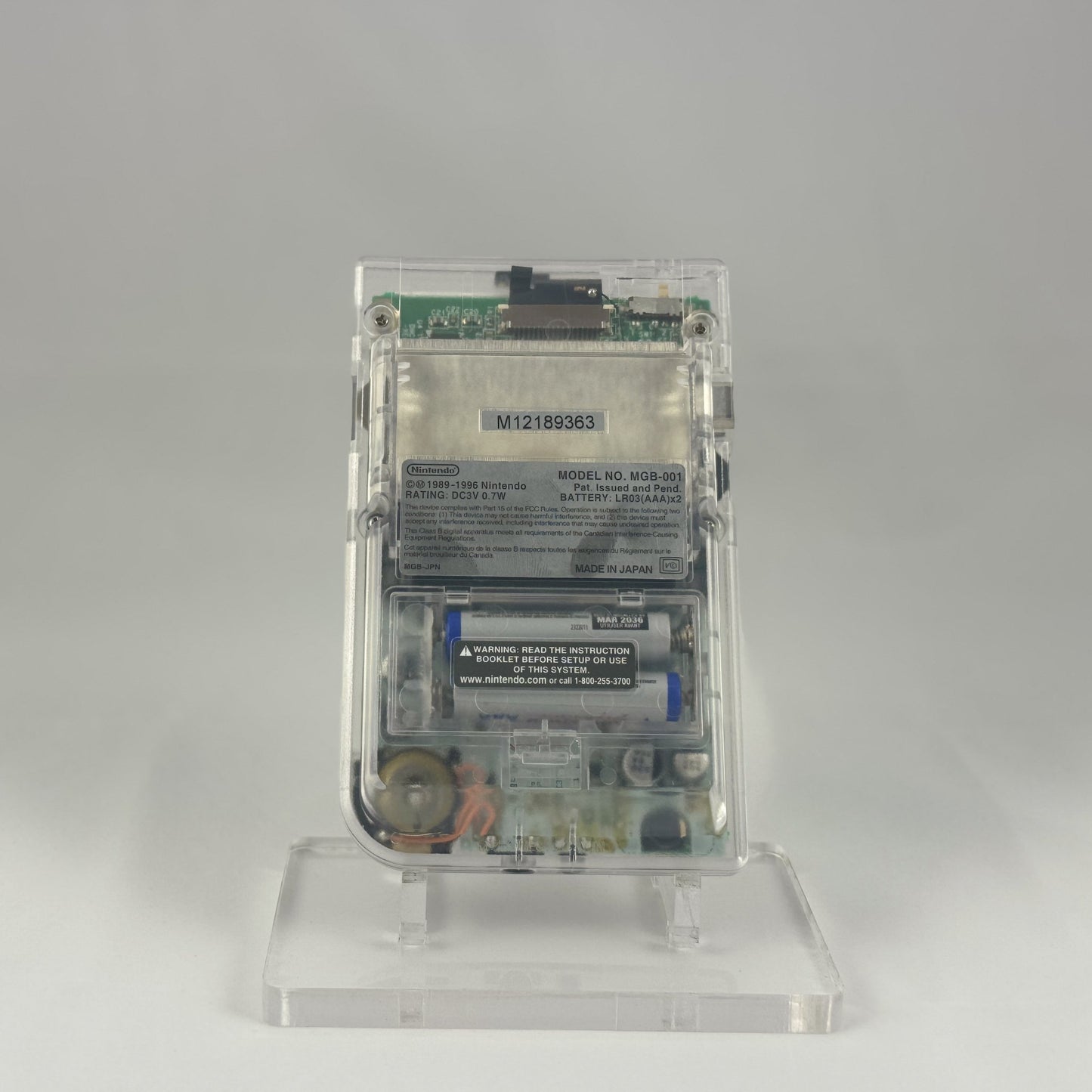 Game Boy Pocket with FunnyPlaying IPS display and custom shell by Retro Recology