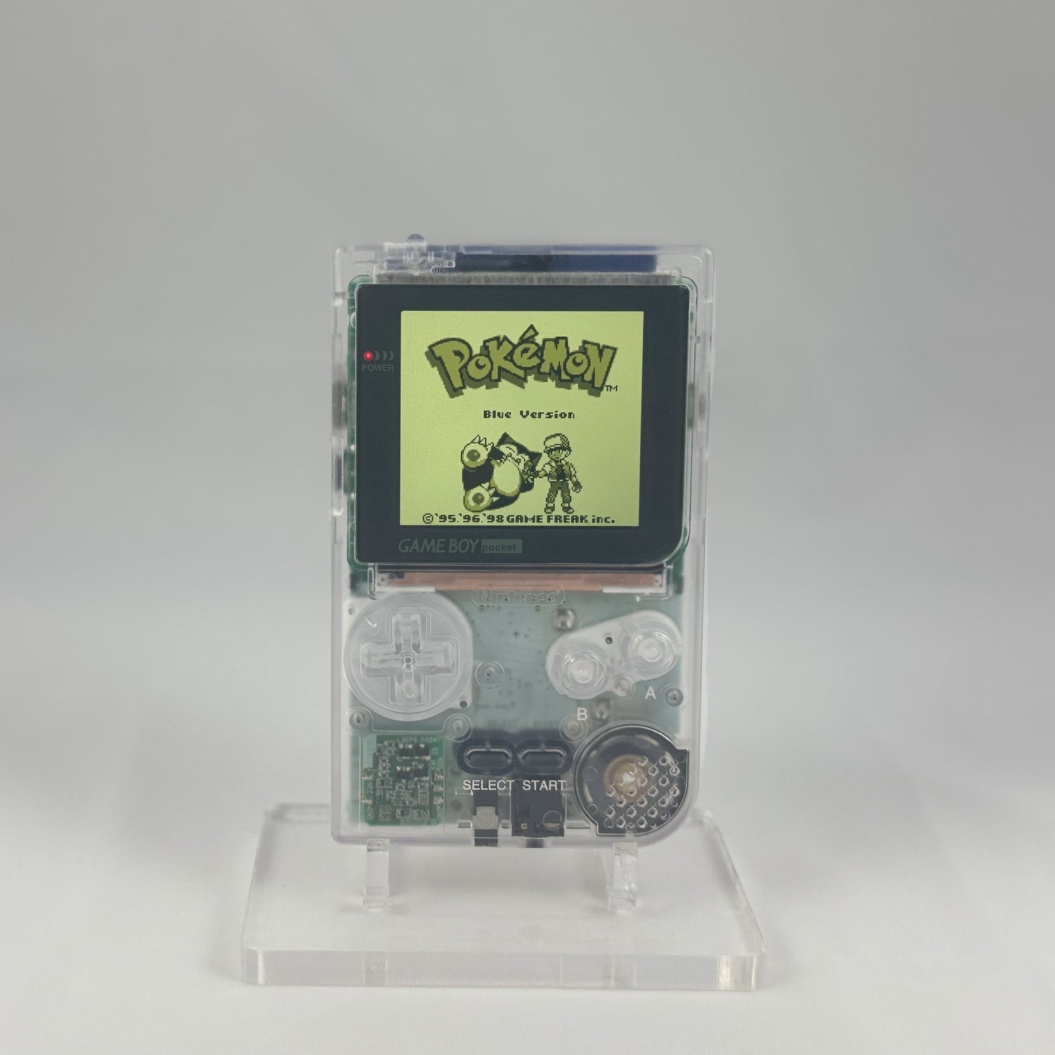 Game Boy Pocket with FunnyPlaying IPS display and custom shell by Retro Recology