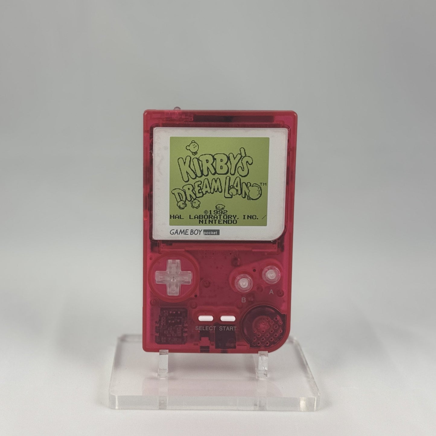 Game Boy Pocket with FunnyPlaying IPS display and custom shell by Retro Recology